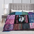 thumbnail image 5 of Yibo Girl Who Loves Chicken Flannel Blankets for All Season Lightweight Plush Fuzzy Cozy Soft Blanket for Bed Sofa Couch Travel Camping, 5 of 7