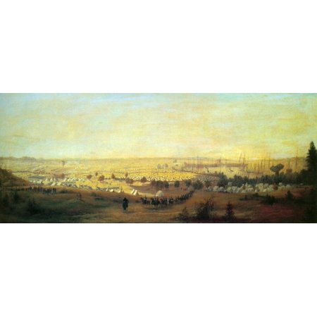 Hope: Army Of The Potomac. /N'The Army Of The Potomac.' Oil On Canvas By James Hope, 1865. Poster Print by Granger Collection