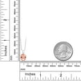 thumbnail image 4 of Gem Stone King 2.00 Cttw Peach Nano Morganite Pendant Necklace for Women | 925 Sterling Silver | Gemstone Birthstone | Oval 9X7MM | With 18 inch Silver Chain, 4 of 4