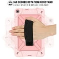 thumbnail image 5 of Dteck Case For Samsung Galaxy Tab A 8.0 T290 T295 (2019 Released) 8-inch,Heavy Duty Shockproof Rubber Hybrid Hard 3-Layer Protection Cover with Hand/ Shoulder Strap,Rosegold+Rosegold, 5 of 6