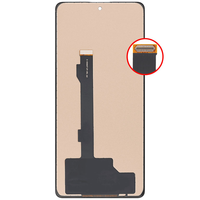 Ecran Complet Noir Redmi Note 12 Pro+ 5G (avec châssis) (ReLife