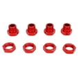 thumbnail image 4 of 4 adaptadores de cubo hexagonal para rueda RC de 24 mm de aleación de aluminio resistente con pasadores de cubierta para ARRMA 1/5 rojo, 4 of 14