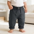 thumbnail image 5 of LYHaoo Boys Cargo Pants Style Casual Trousers With Multiple Pockets Comfortable Loose Fit Long Pants For Kids And Youth Outdoor School Wear School Pants for Boys(Gray), 5 of 6