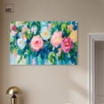 thumbnail image 3 of Blossoms of a Pink Dream Canvas Colorful Floral Art by Art Remedy, Gallery Wrapped, 45" x 30", 3 of 7