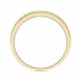 thumbnail image 2 of ANGARA Lab Grown Semi Eternity Diamond Ring for Women in 14K Yellow Gold (Size-2.3mm| Color-F-G| Clarity-VS) | April Birthstone, Anniversary, Jewelry Gift for Women | Lab-Grown Diamond Ring, 2 of 4