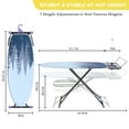 thumbnail image 3 of BEHERZT Ironing Board, Full Size Iron Board with Stretchable Iron Rest&Anti-Scorch Cover, 7 Height Adjustable, Purple, 3 of 8