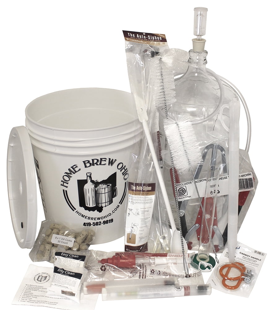 Vintner's Best Wine Making Equipment Kit with Glass carboy Home Brew 3010 