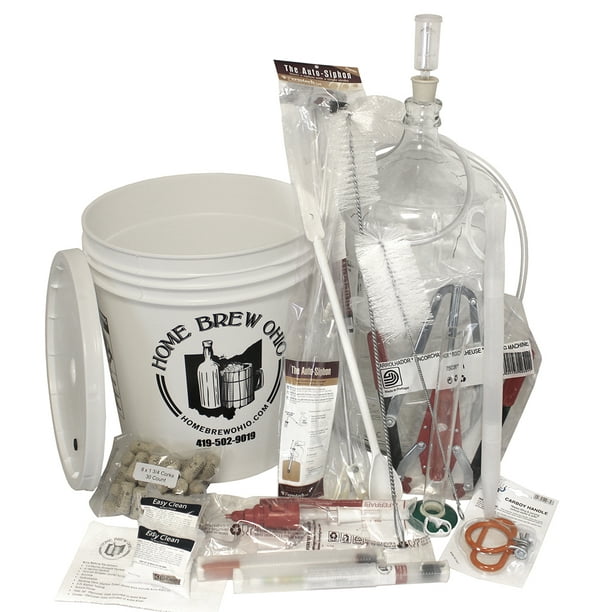 Ultimate Wine Making Equipment Kit 6 Gallon Glass Carboy Walmart