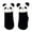 Black, variant on JCCXIN Child Toddler Boys Girls Crew Socks Cotton Soft Fuzzy Doll Solid Color Summer Spring Comfort Everyday Wear Lovely Home Socks,Black,3-8 Years