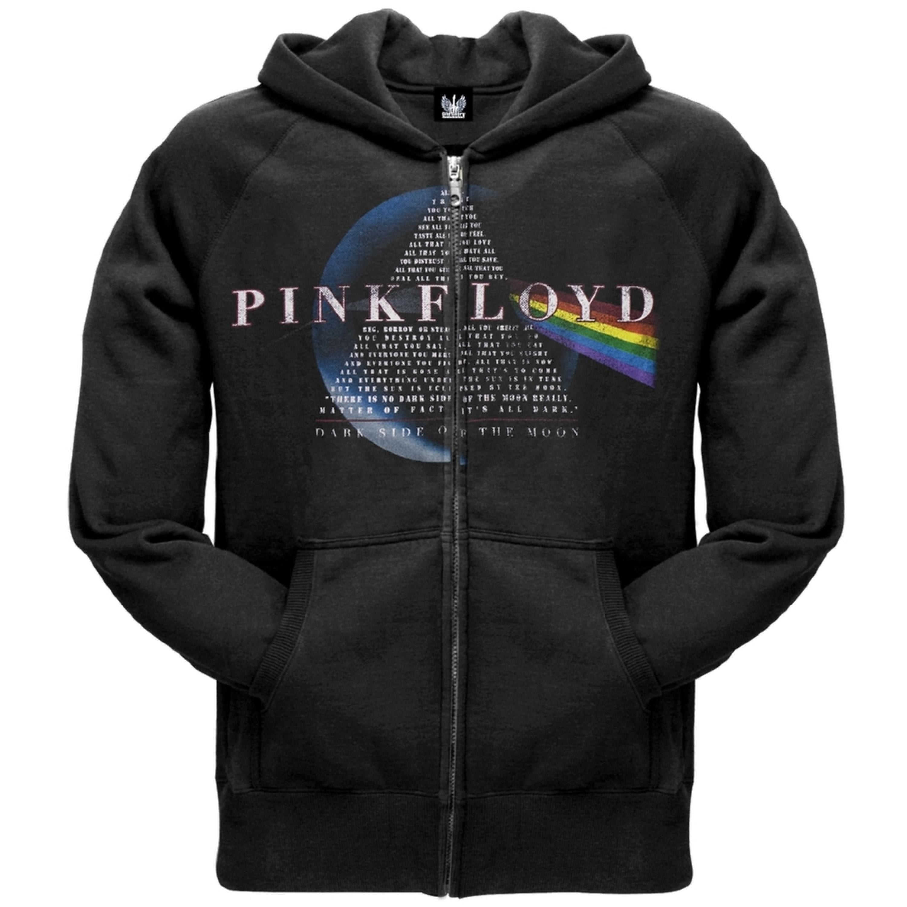 pink floyd zip hoodie