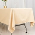 thumbnail image 5 of BalsaCircle 60x102 in Beige Scuba Polyester Rectangle Tablecloth Wedding Party Events Decorations Supplies, 5 of 8
