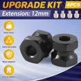 thumbnail image 4 of 4 Adaptadores de Transmisión de Cubo de Rueda Hexagonal de 12 Mm, Acoplador Combinador de Extensión de 12 mm para 1/10 RC Car Crawler SCX10 D90, Negro, 4 of 5