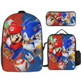 thumbnail image 1 of Pixel Plumber Adventure Game Backpack Learning Maestro Bookbag with Symphony Lunch Organizer, 1 of 5