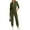 Army Green, variant on PRETTYGARDEN Long Sleeve Jumpsuits for Women Casual Fall Fashion Zip Up Pant Rompers One Piece Sweatsuits Travel Outfits