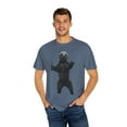 thumbnail image 4 of Bear Holding A Bear Homebrewer Beer | Beer Lover Gift | Craft Beer Gift Travels Unisex Garment-Dyed T-shirt, 4 of 4