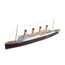 JWQFBC 3D 1/400 Titanic Ship DIY Assemble Paper Model Kit Education Collectables Office
