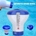 thumbnail image 4 of 1PCS Floating Swimming Pool Chemical Chlorine Dispenser with Thermometer Tablet Holder, Pool Floating Tablet Dispenser, 4 of 7