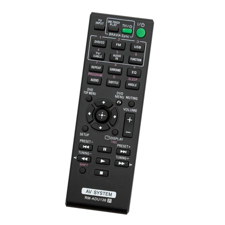 RM-ADU138 Replace Remote for Sony AV System DAVTZ140 HBDTZ140 DAVTZ145 HDAVTZ150