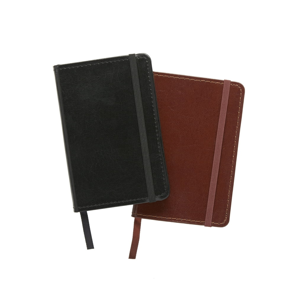 MARKINGS BY CR GIBSON MINI POCKET JOURNAL BROWN/BLACK