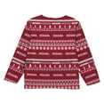 thumbnail image 3 of Infant & Newborn Outerstuff  Crimson Indiana Hoosiers Ugly Sweater Pajama Set, 3 of 5