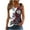 Burgundy, variant on ZQUUVOU Tank Top For Women Square Neck Lace Sleeveless Printied Tops (Burgundy,S)