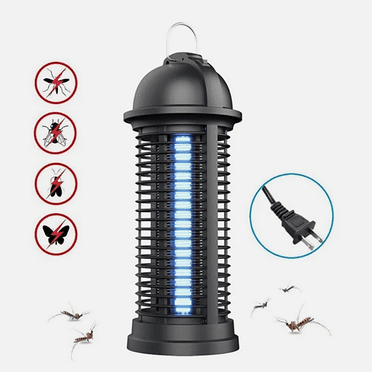 Electric Mosquito Zapper Trap - UV LED Light Insect Killer for Flies, Bugs & Pests - Indoor/Outdoor Flying Insect Control Lamp.