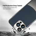 thumbnail image 6 of Stylish Titanium Metal Paint Back Case for iPhone 15 Pro, Thin Fit Color-Matching Design Support Wireless Charging Lightweight Drop Protecttion for iPhone 15 Pro - Green, 6 of 10