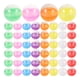 thumbnail image 1 of 100 cápsulas vacías para recargas de chicles, juguetes para máquinas expendedoras, pequeños contenedores rellenables, bolas redondas para guardar dulces y recuerdos de fiesta, 1 of 8