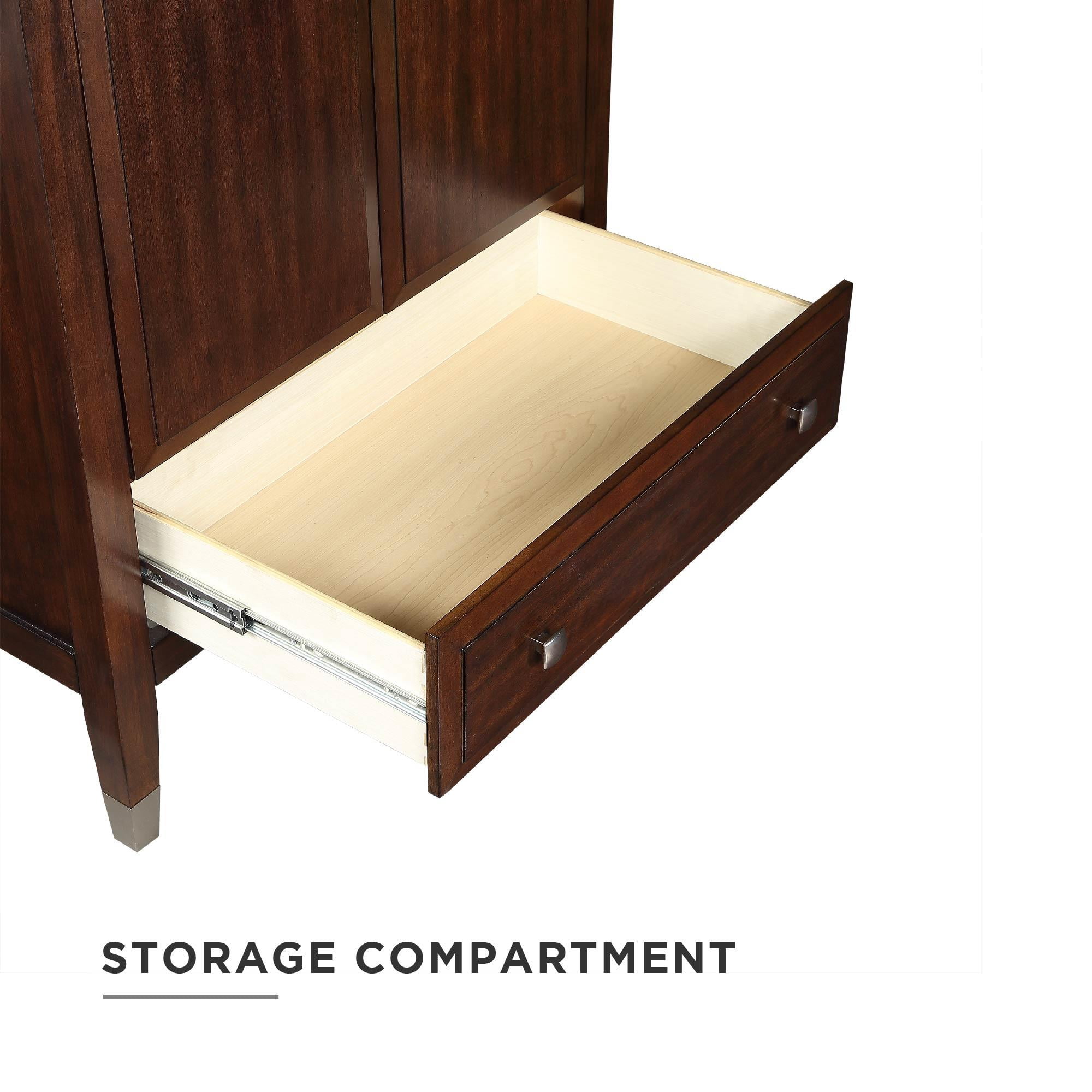 DHP Metcalfe 30 Inch Bathroom Vanity with Sink, Walnut