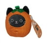 Squishmallows Official Kellytoys Plush 4.5 Inch Calio the Black Cat in Pumpkin Costume Halloween Edition Ultimate Soft Stuffed Toy