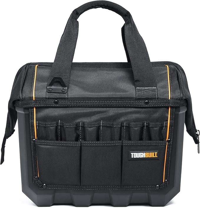 ToughBuilt ClipTech Series– 16" Massive Mouth Tool Bag, Heavy Duty Frame