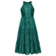 thumbnail image 1 of Vestido de fiesta verde con lentejuelas para niñas GRACE KARIN 7Y, 1 of 8
