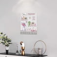 thumbnail image 6 of Rustic Flower Bathroom Wall Art Farmhouse Pink Canvas Wall Decor Country Floral Rose and Butterfly Pictures Painting Soak Relax Unwind Artwork Framed for Bathroom Bedroom Living Room 12"x16", 6 of 6