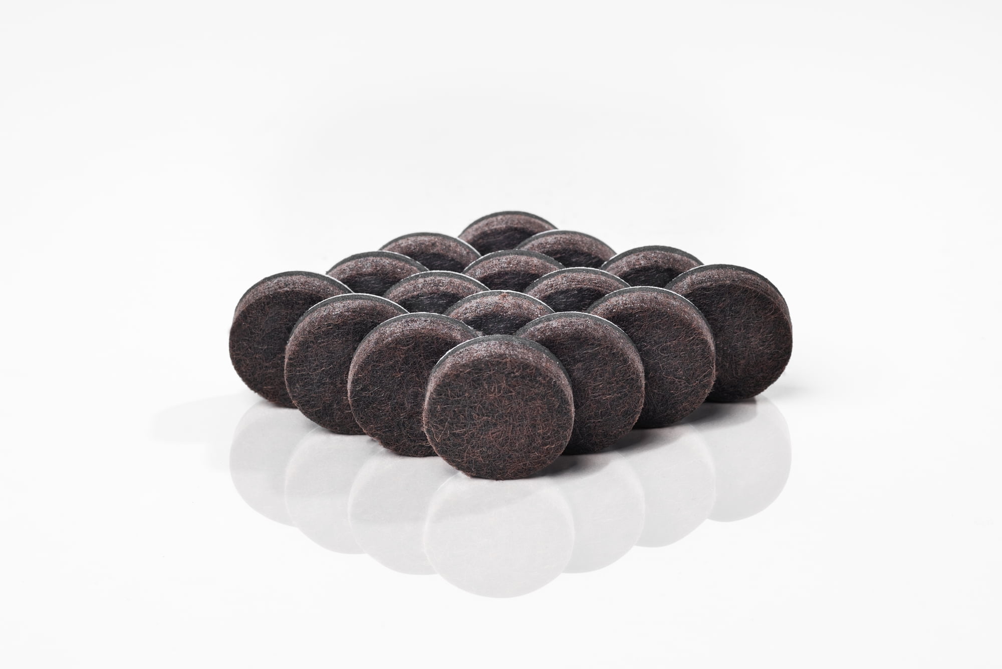 Super Sliders with Gorilla Glue Technology 1' Felt Pads Round Brown (16 Pc)