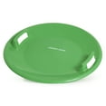 thumbnail image 2 of Slippery Racer Downhill Pro Adults and Kids Plastic Saucer Disc Snow Sled, Green, 2 of 5