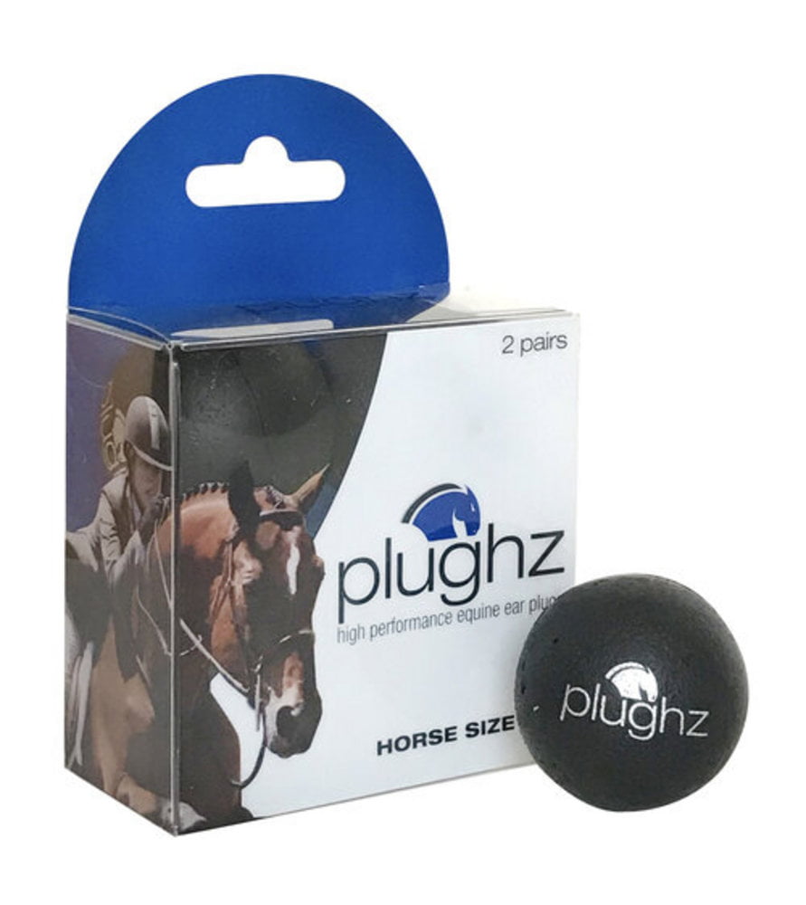 Plughz Soft Ear Plugs For Horse Pony Hearing Protection Safety Gear Foam 10 Pair 