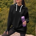 thumbnail image 4 of Ahdbta Womens Hoodies Pullover Fleece Sweatshirts Long Sleeve Hooded Sweatshirt with Thumb Holes Fall Winter Fashion Workout Pullover Tops, 4 of 8