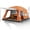 Orange, variant on 2-Bedroom Large Family Camping Tent for 4–10 People, All-Season Waterproof Outdoor Tent with Wind & Sun Protection