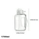thumbnail image 3 of Botella de agua con marca de graduación, botella de agua potable con pajita, botella de agua deportiva a prueba de fugas para gimnasio, camping, al aire libre, color blanco, 3 of 5