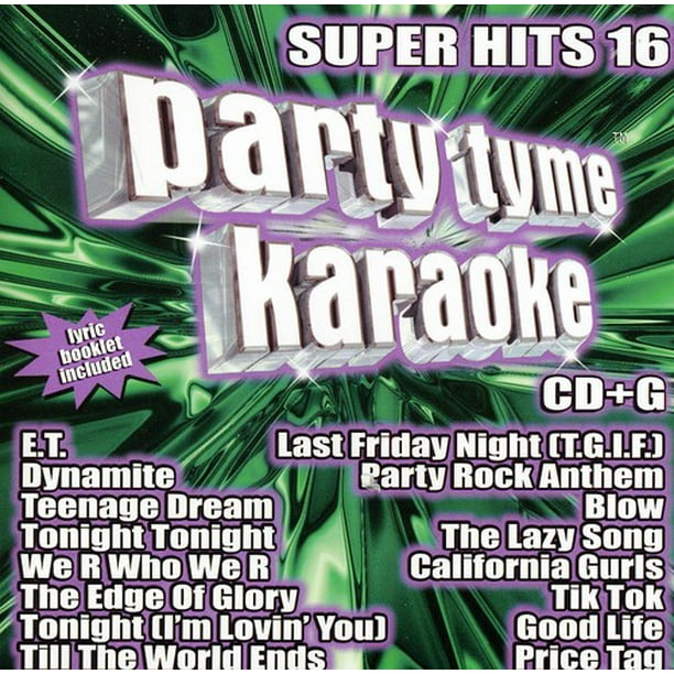 Party Tyme Karaoke Super Hits Vol 16 Walmart Com Walmart Com