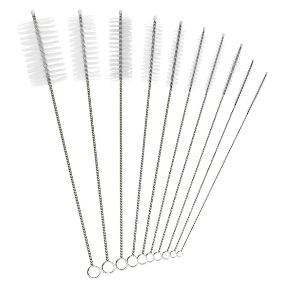 Set de Cepillos para Limpiar Popotes Pipe Perfect 20 cm 10 Tamaños