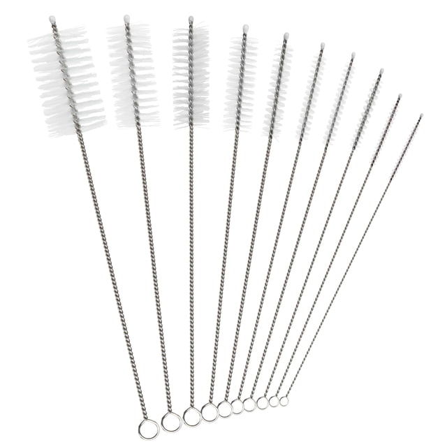 Set de Cepillos para Limpiar Popotes Pipe Perfect 20 cm 10 Tamaños