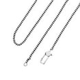 thumbnail image 6 of K-KED Solid 925 Sterling Silver Curb Miami Cuban Link Chain Necklace Men Women 22-24''-21.6'' inch, 6 of 9