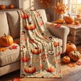 thumbnail image 3 of WDOBM Soft Blanket, Plush Blanket, Reindeer Snowman Christmas Flannel Throw Blanket, Pumpkin Blanket, Static Resistant Blanket for Sofa Throw Blanket, 3 of 8