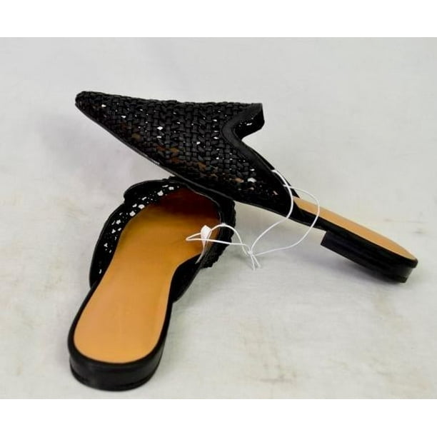 Woven hotsell backless mules