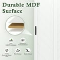 thumbnail image 6 of 36'' x 84'' Manufactured Wood Prefinished Double Sliding Barn Door with Installation Hardware Kit, 6 of 8