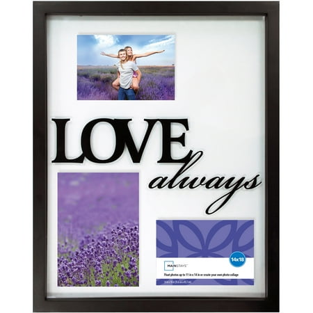 Mainstays 14x18 Expression Float Frame, Black