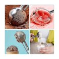 thumbnail image 5 of Ice Cream Scoop Set With Multiple Size Trigger Stainless Steel Cookie Scoops 3 For Baking, 5 of 5