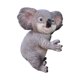 thumbnail image 2 of Adorno colgante de resina con forma de animales para jardín, colección de obras de arte creativas, regalo, adorno decorativo para jardín, patio trasero y cerca exterior. Koala estilo B, 2 of 8