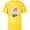 Yellow, variant on Disney Frozen Anna Always Dreaming - Short Sleeve T-Shirt for Kids - Customized-White